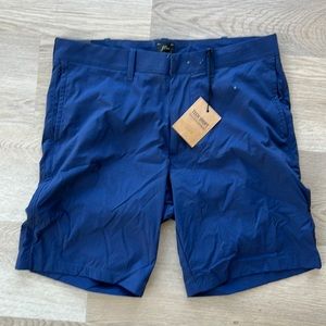J. Crew Tech Shorts in Navy 33 waist 9 inseam